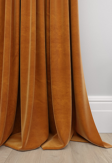 Ultra Luxe Velvet, Rust - Made to Measure Curtains